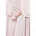 Free size jilbab with nose piece- Light pink